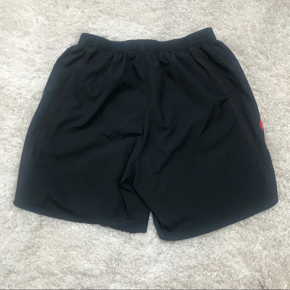 Adidas Climalite Shorts Red and Black - Picture 3 of 4
